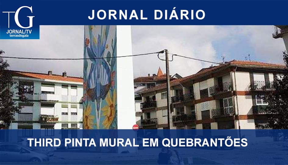 Third pinta mural em Quebrantões