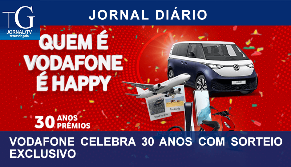 Vodafone celebra 30 anos com sorteio exclusivo