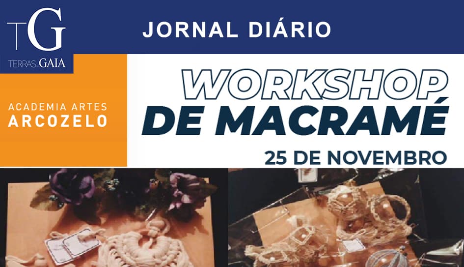 Academia das Artes de Arcozelo promove Workshop de Macramé
