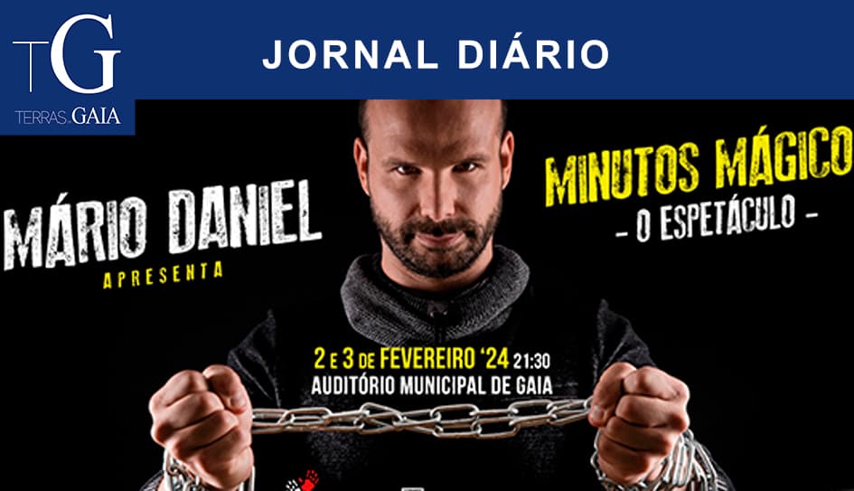 Minutos Mágicos – O Espetáculo no Auditório Municipal de Gaia