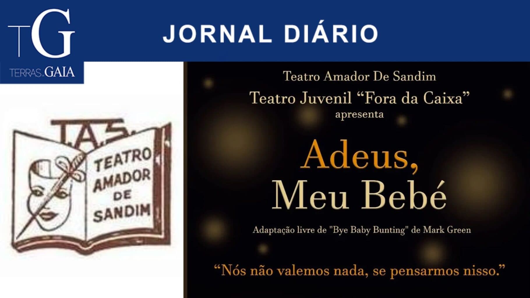 “Adeus, Meu Bebé”