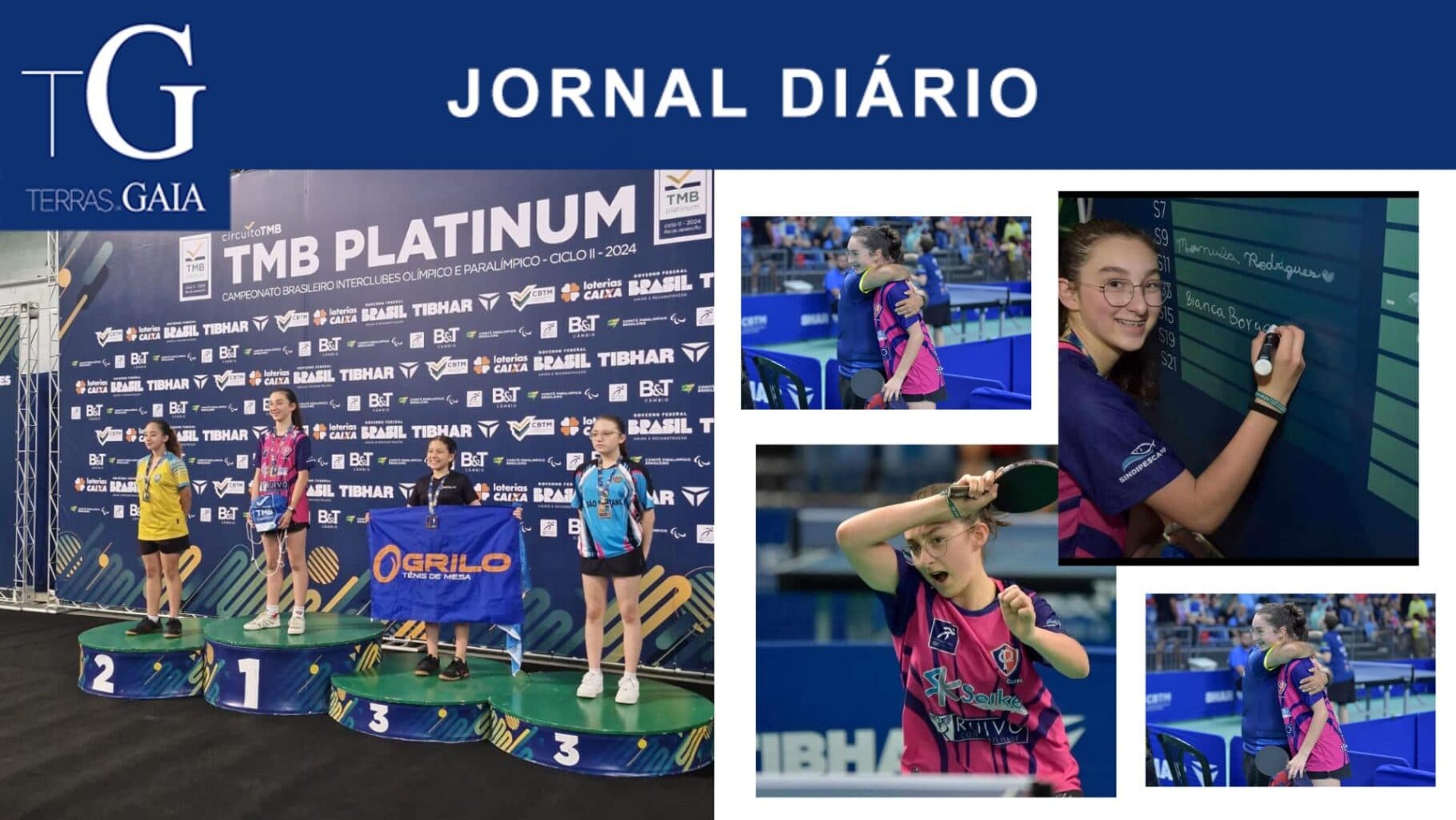 Bianca Borges campeã de Sub 13 feminino no TMB Platinum