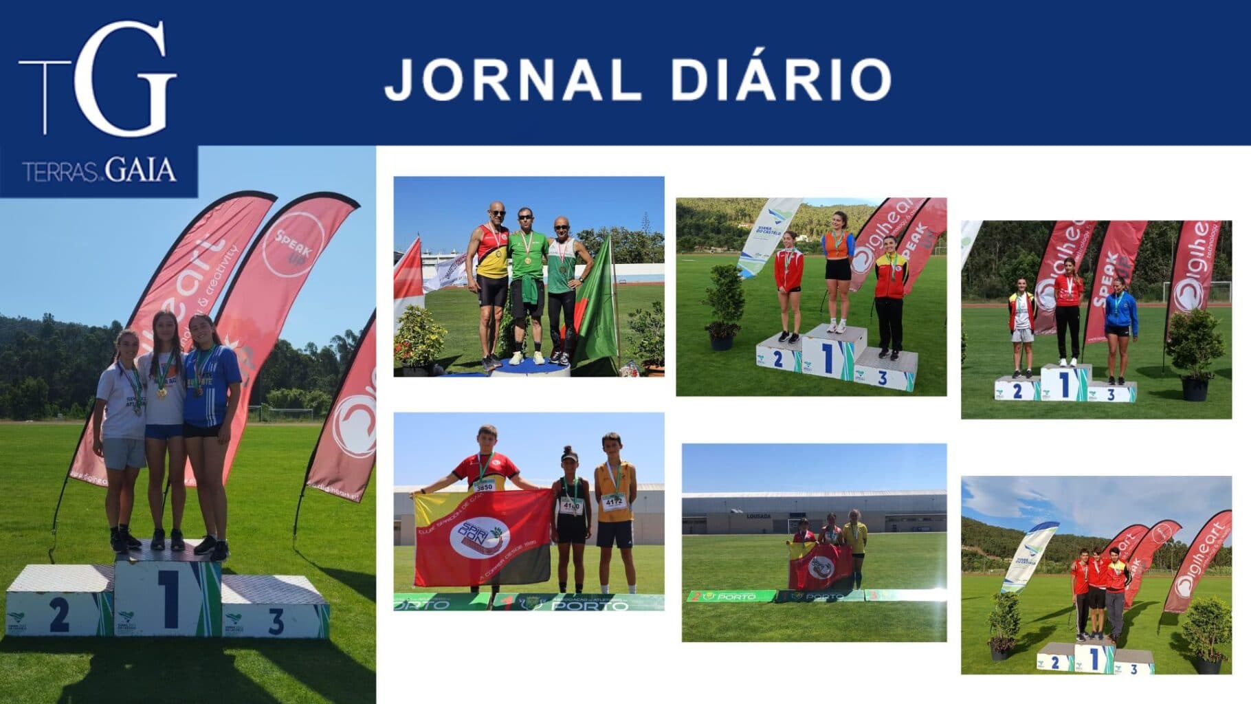 Clube Spiridon de Gaia em várias competições pelo país