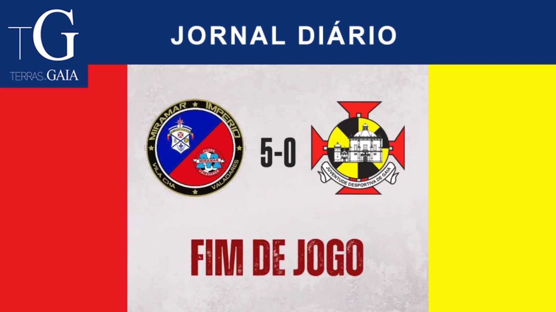 Miramar Império venceu o dérbi por 5-0