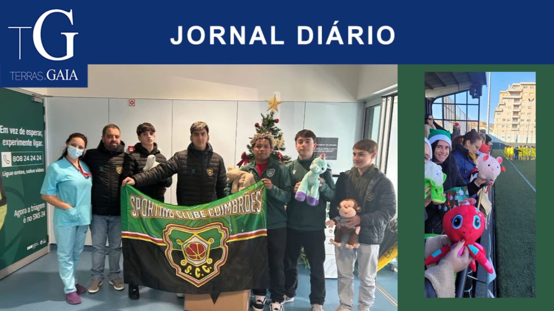 Sc. Coimbrões com uma iniciativa de louvar