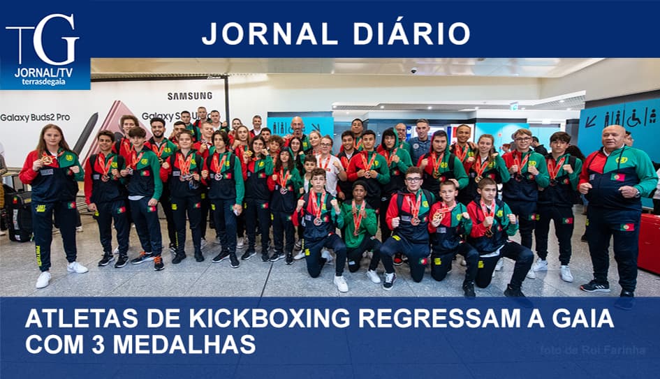 Atletas de Kickboxing regressam a Gaia com 3 medalhas