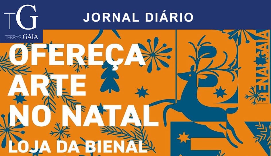Venda de Natal no Gabinete da Bienal em Gaia