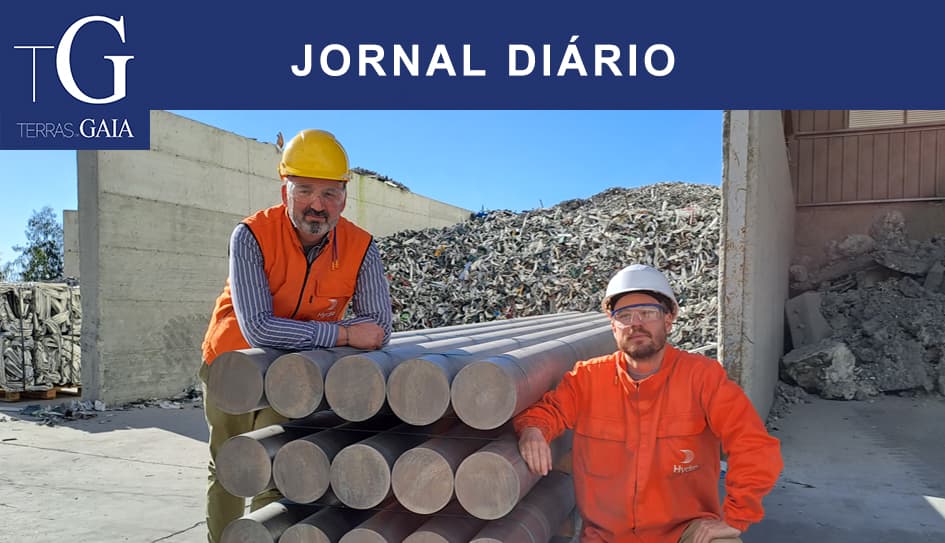 Alumínio reciclado com pegada de carbono quase nula, em Avintes