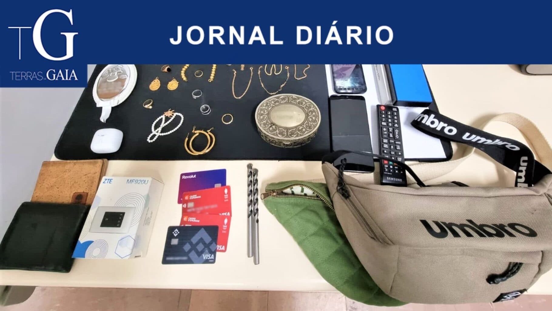 Recuperação de material furtado
