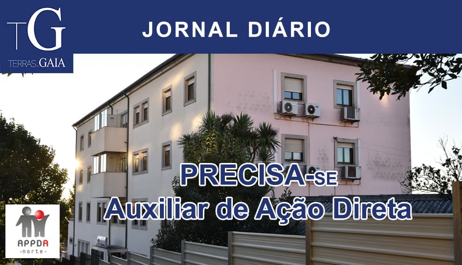 APPDA-Norte recruta Auxiliar de Ação Direta