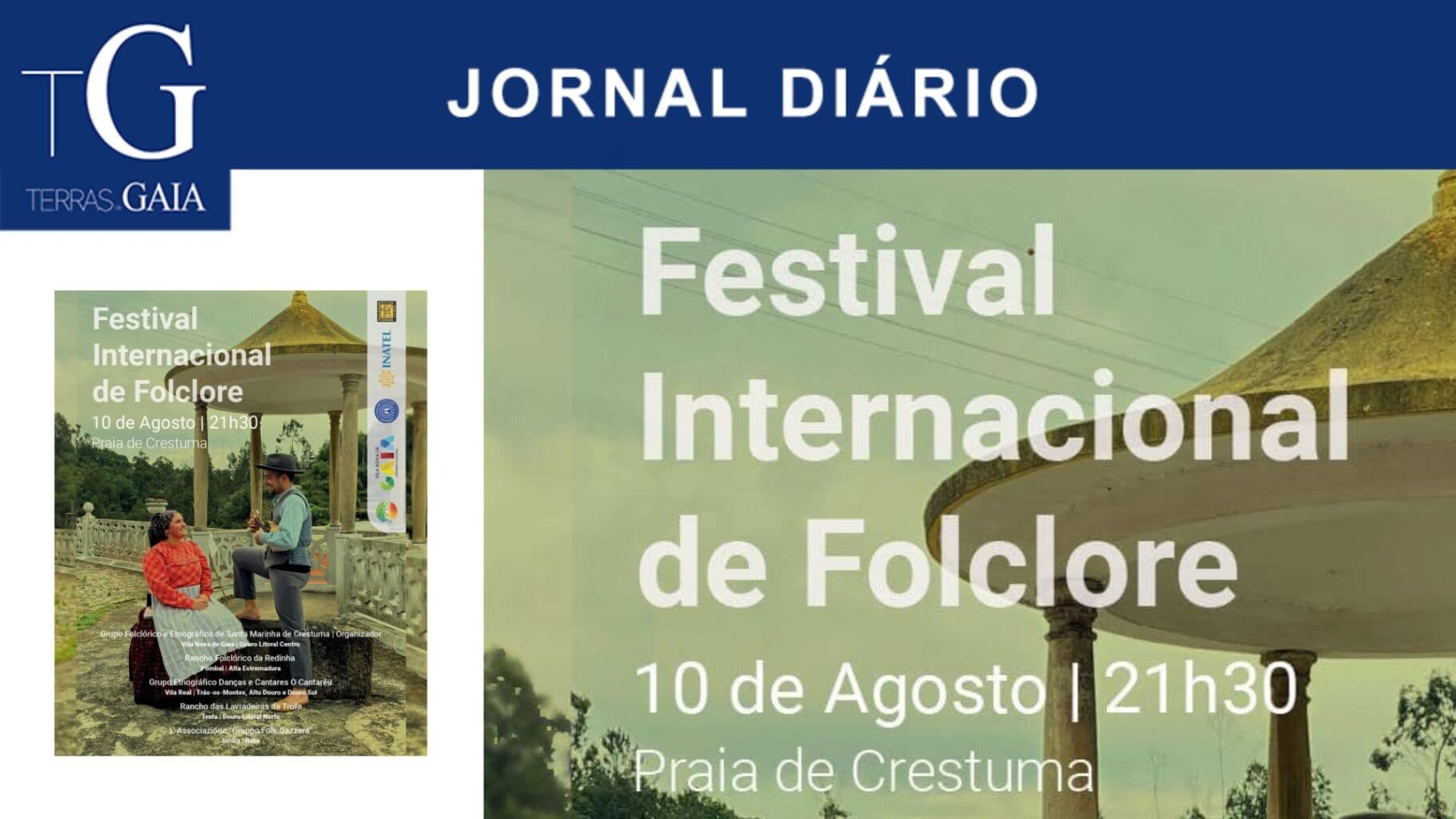 Festival Internacional de Folclore, em Crestuma