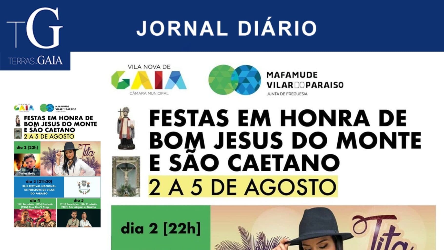 Festas em Honra de Bom Jesus do Monte e São Caetano