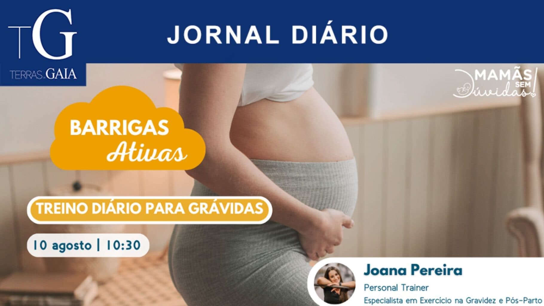 Barrigas Ativas: Mamãs aprendem a manter uma rotina de exercício físico durante a gravidez