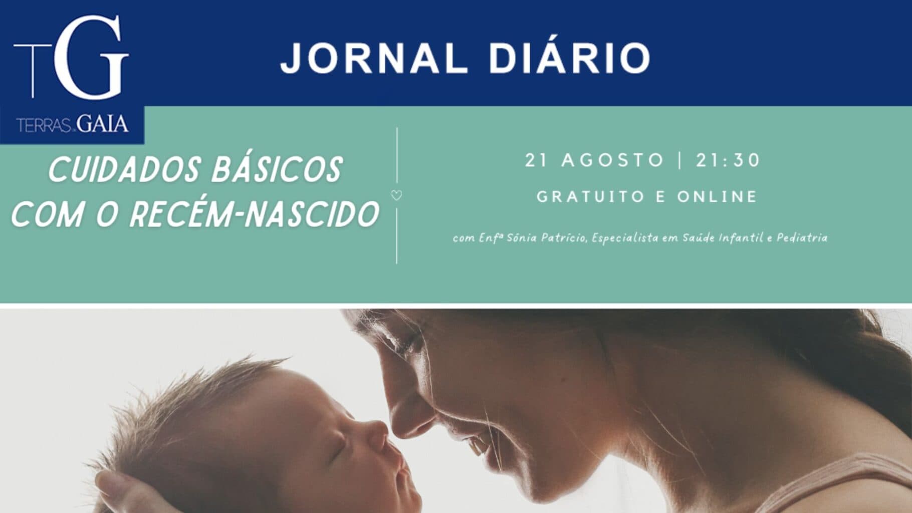 Curso Flash Online: Grávidas aprendem a cuidar de um recém-nascido