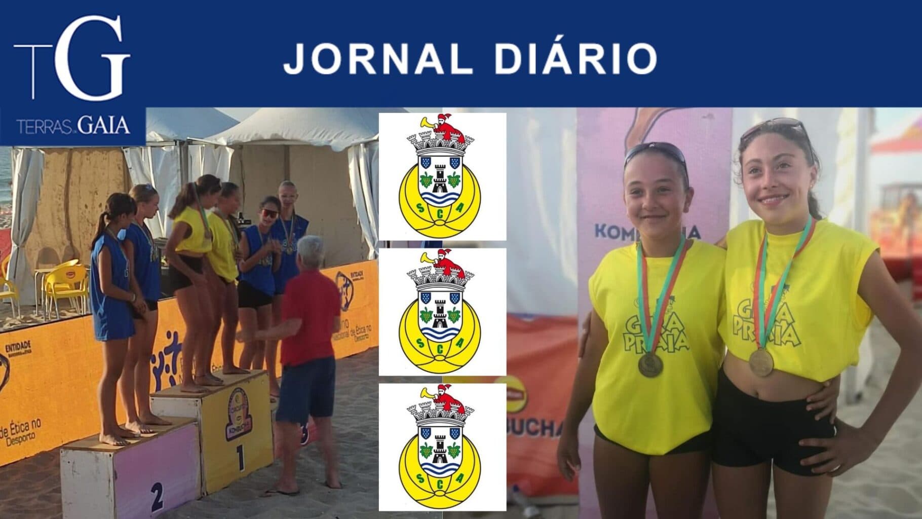 Francisca Guedes e Maria Machado sagraram-se Campeãs Nacionais do Circuito Gira Praia em sub-14