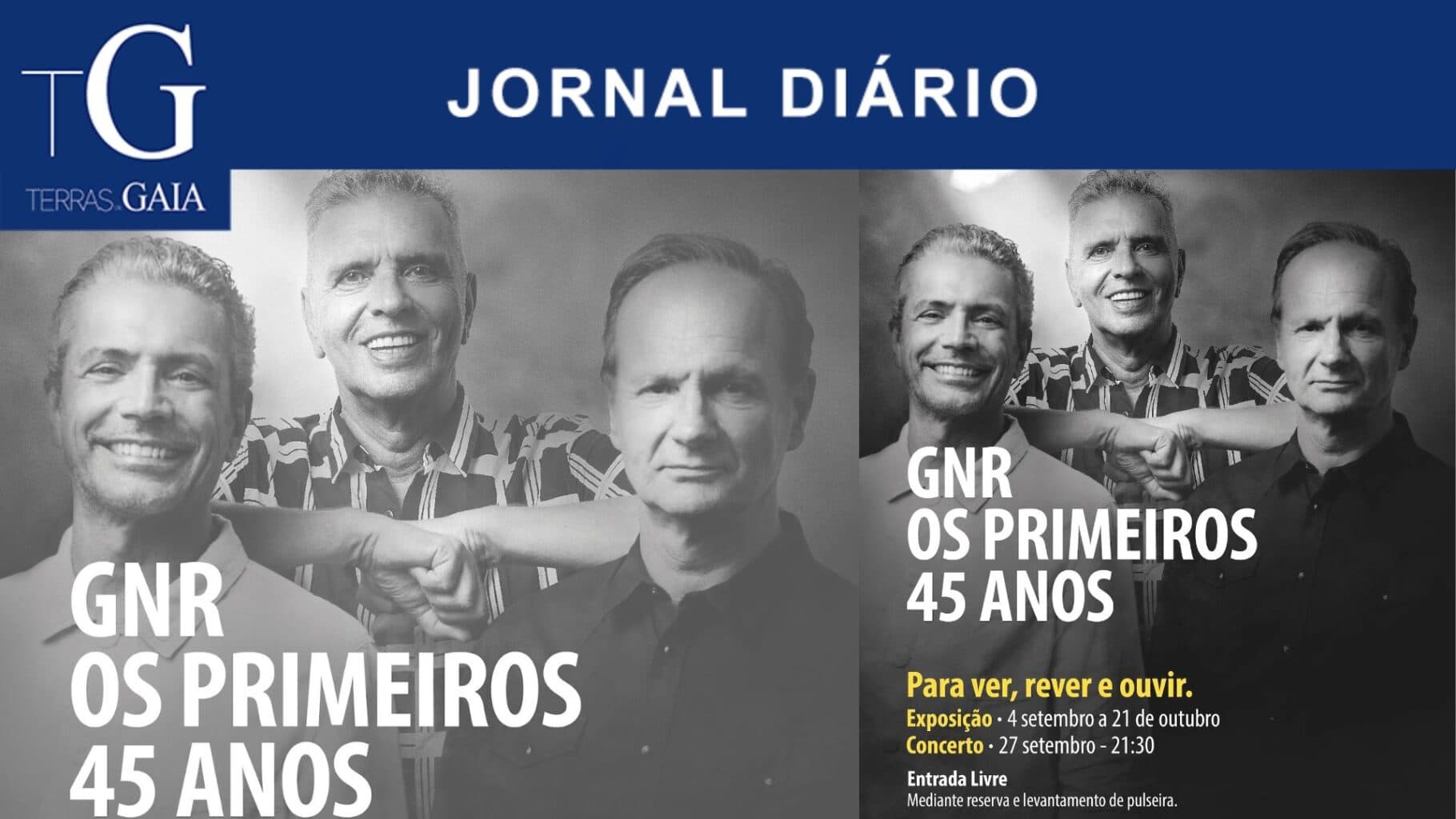 Gaia recebe exposição inédita dos GNR no âmbito da celebração dos 45 anos de carreira