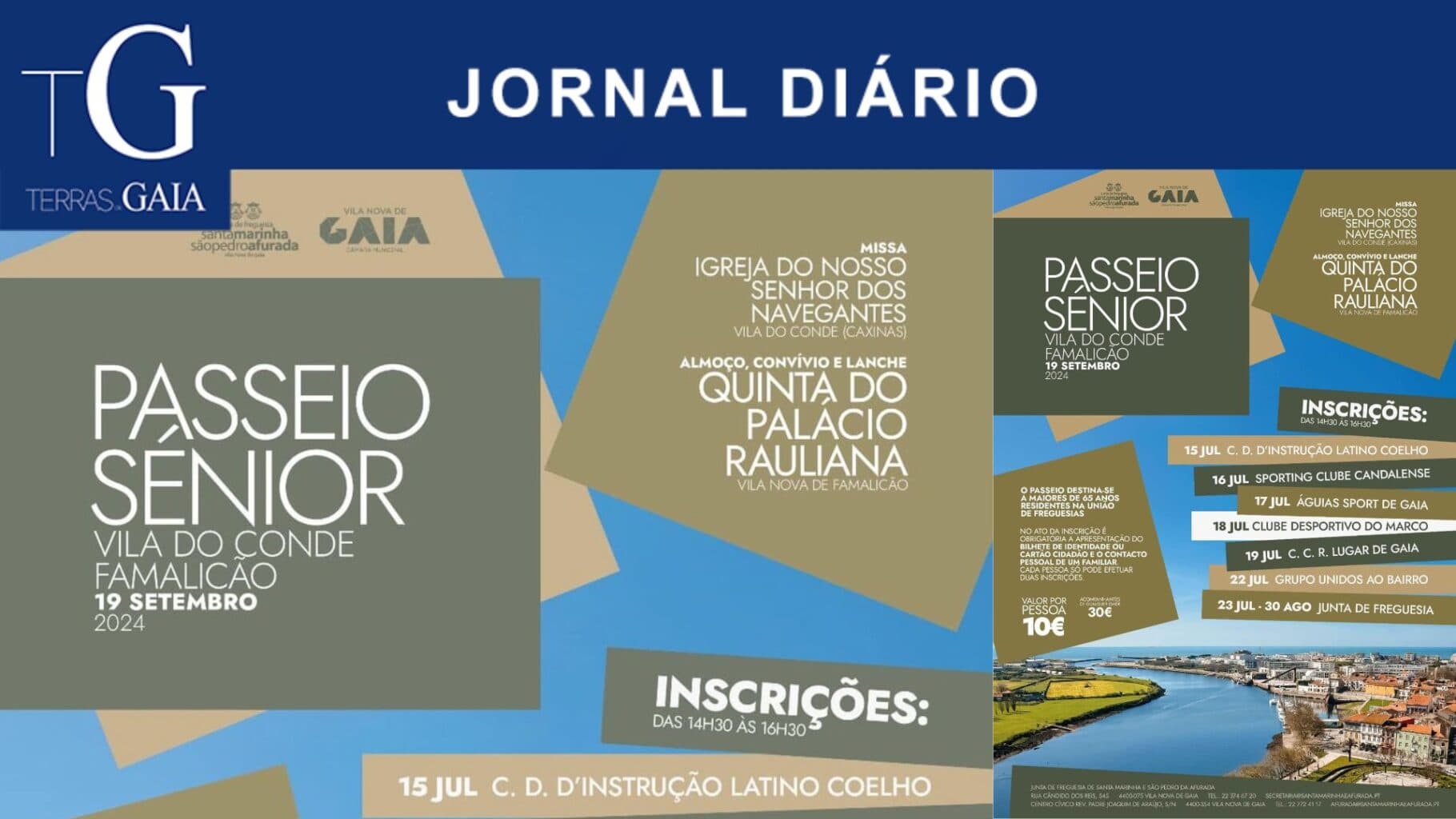 Passeio Sénior da Junta de Freguesia de Santa Marinha e S. Pedro da Afurada