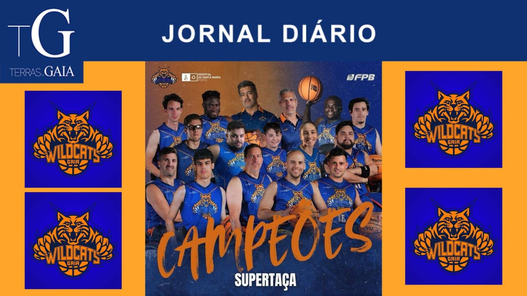 Basket Clube de gaia venceram a supertaça de BCR