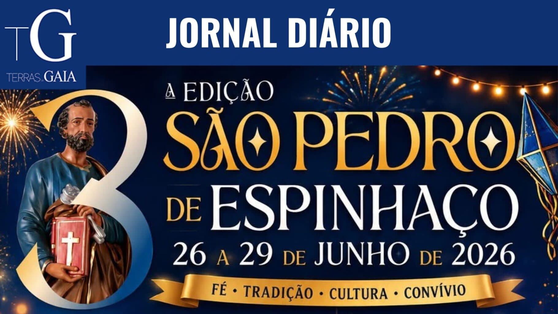 São Pedro de Espinhaço regressa a Avintes em junho de 2026