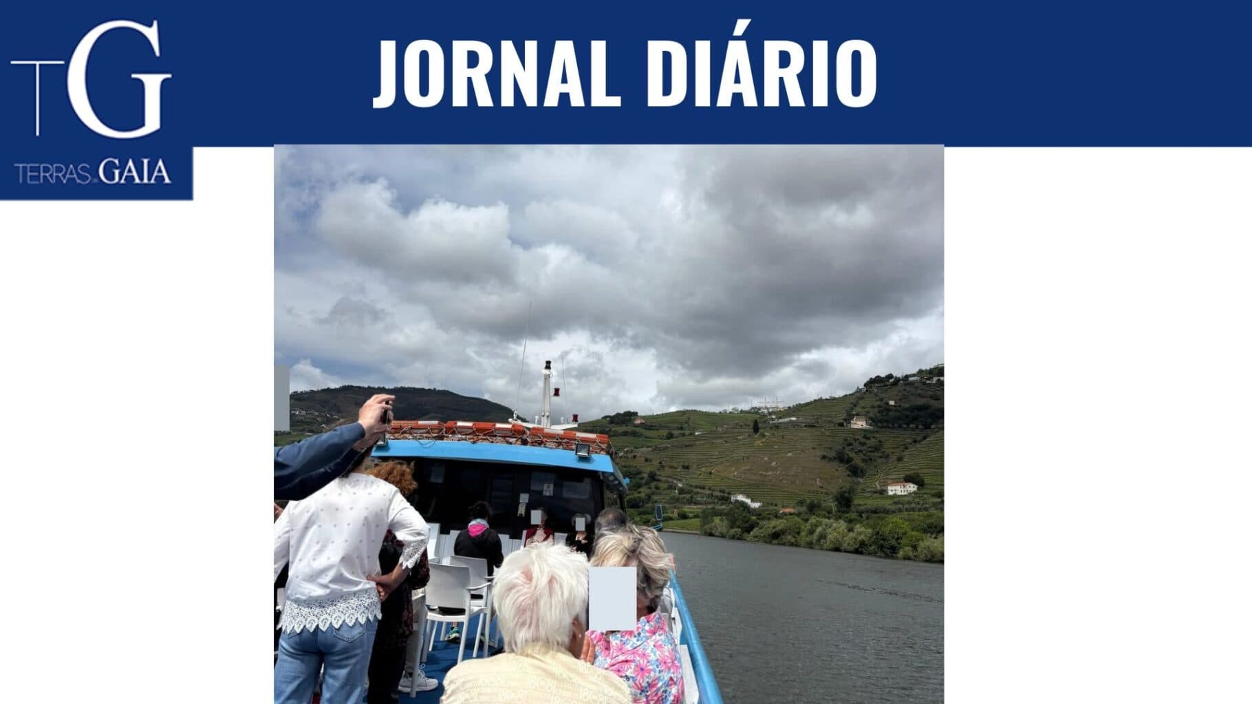 Bombeiros Voluntários da Aguda apoiam Passeio Sénior no Douro