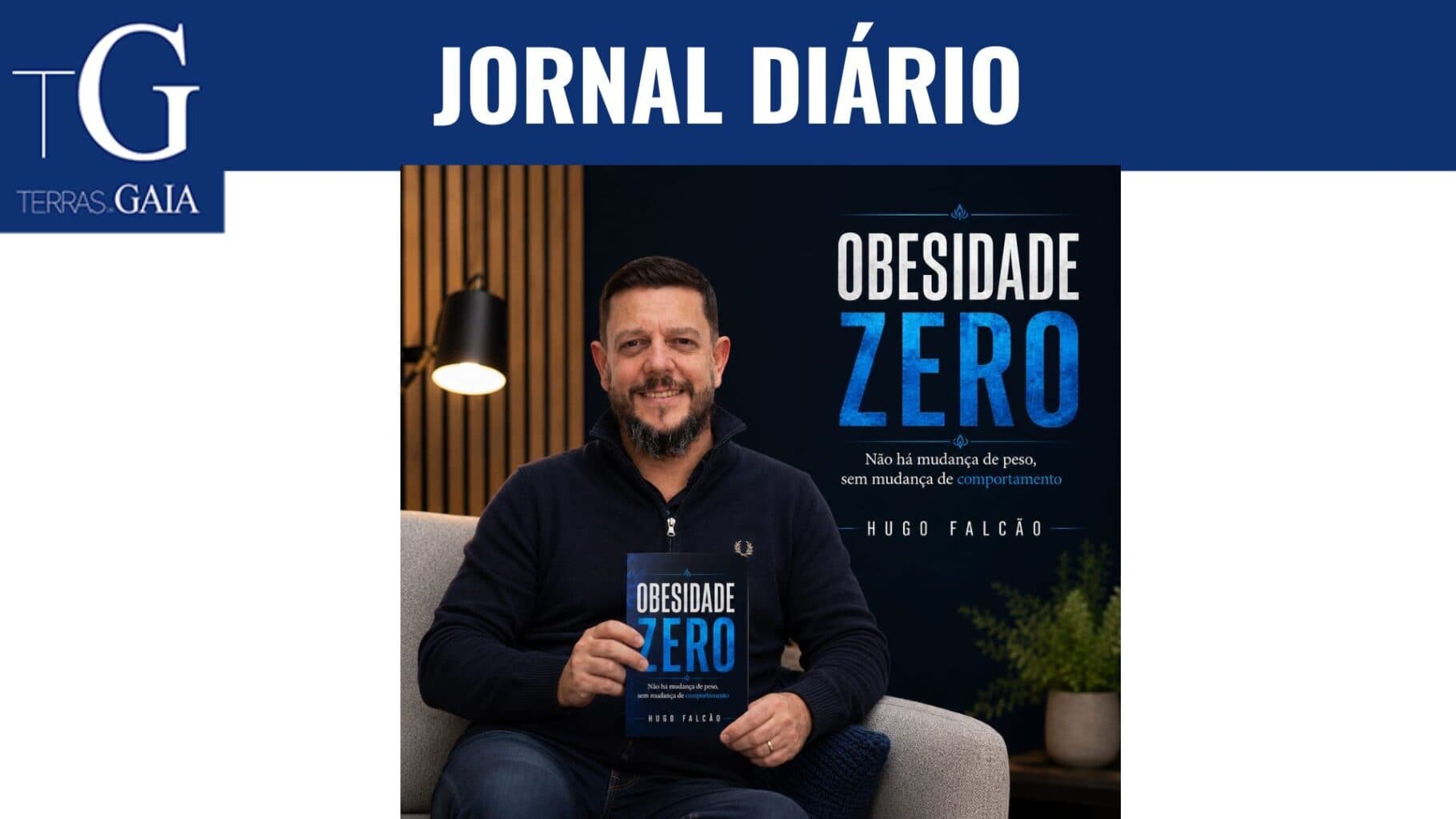 Livro apresenta testemunho de homem que perdeu 43 quilos através da reeducação alimentar