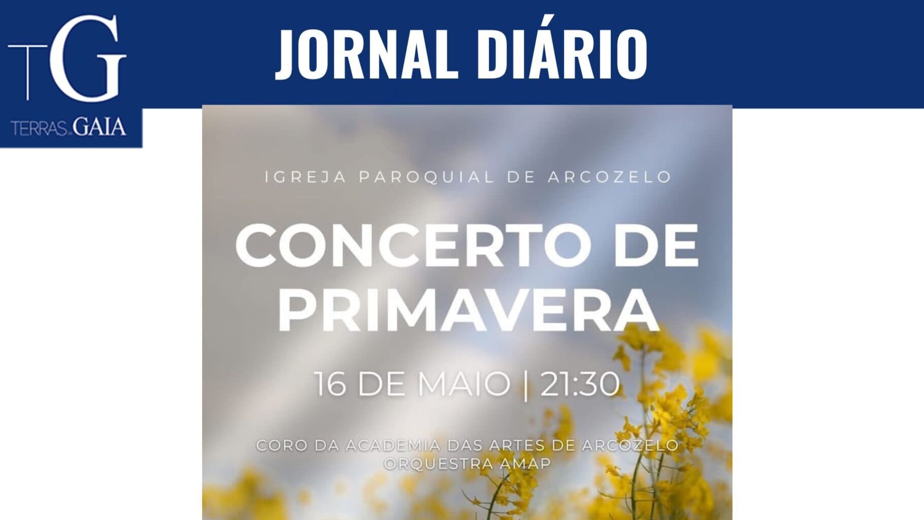 Concerto de Primavera anima Arcozelo no próximo dia 16 de maio