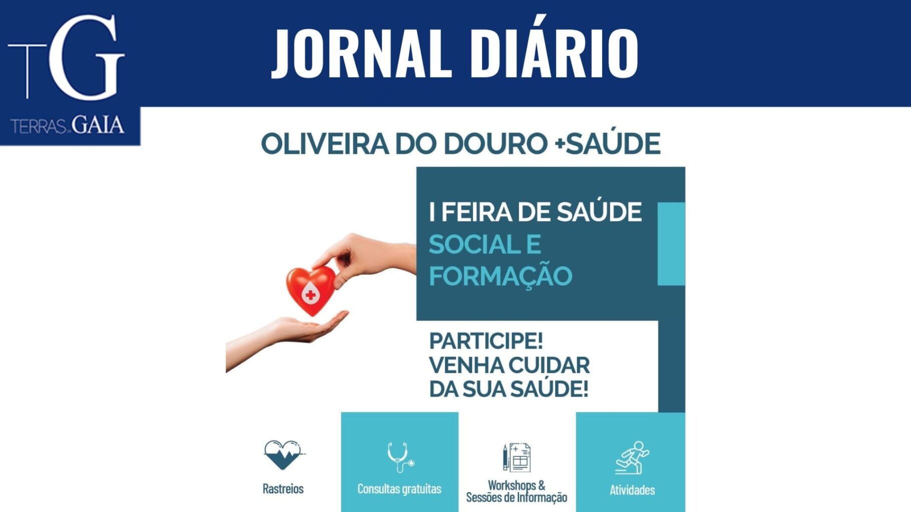 Oliveira do Douro acolhe I Feira de Saúde, Social e Formação a 29 de maio
